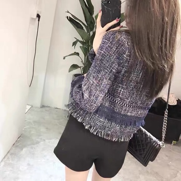 Frayed Edge Tweed Blazer - Picture 7 of 7